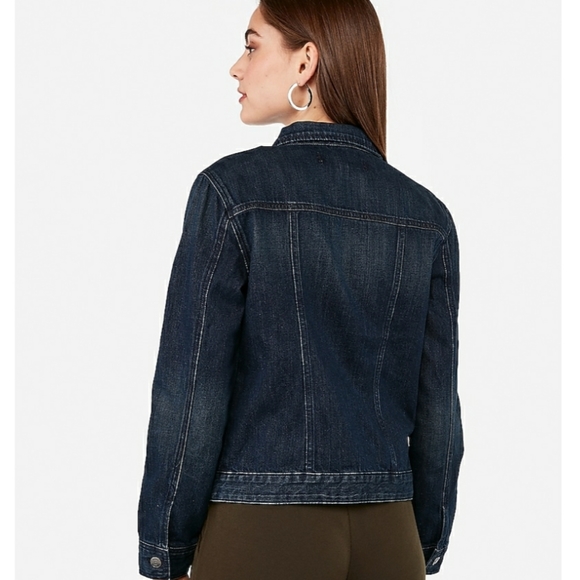 EXPRESS DENIM TRUCKER JACKET - Picture 3 of 6